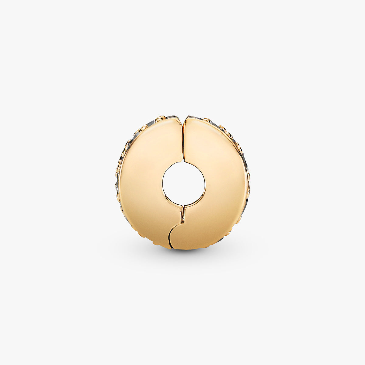 Pandora Gold Clear Pave Clip Charms