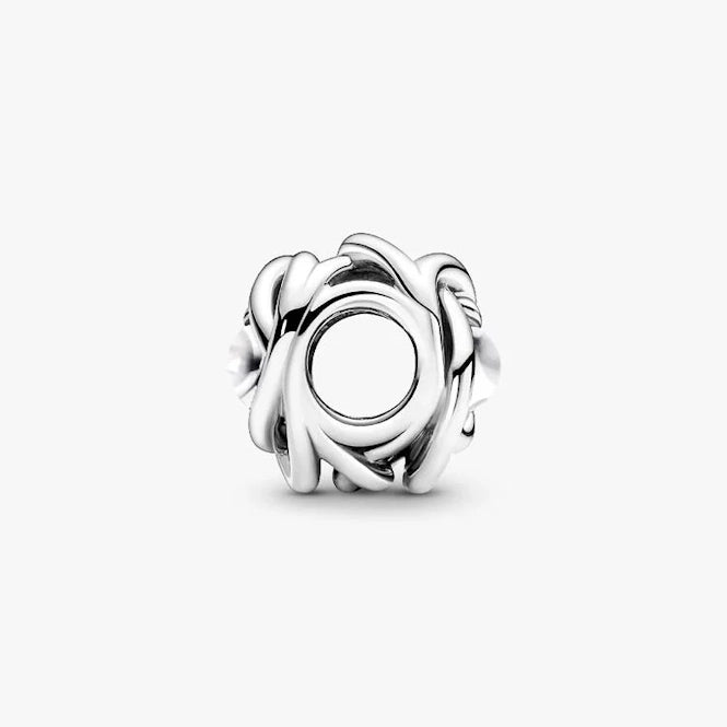 June Birthstone Eternity Circle Charms