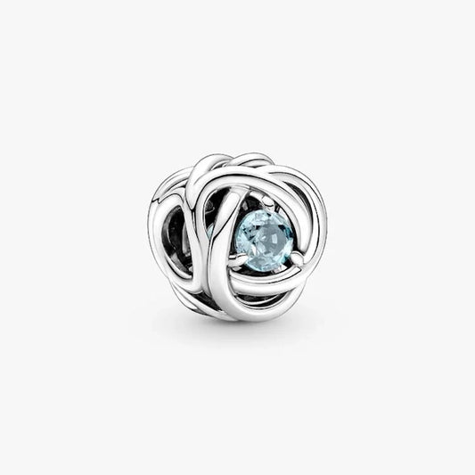 Pandora March Birthstone Eternity Circle Charms