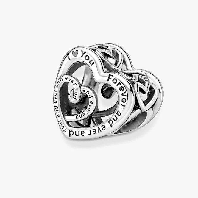 Pandora Entwined Infinite Hearts Charms