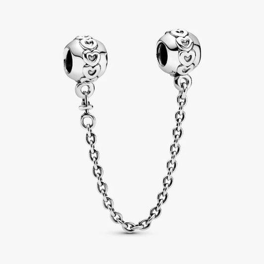 Pandora Band of Hearts Safety Chains, 5cm