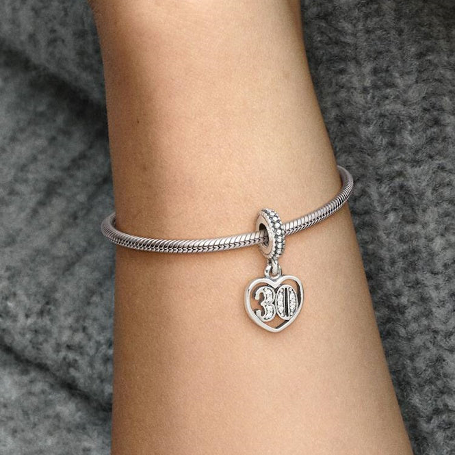 Pandora 30 Years of Love Dangle Charms