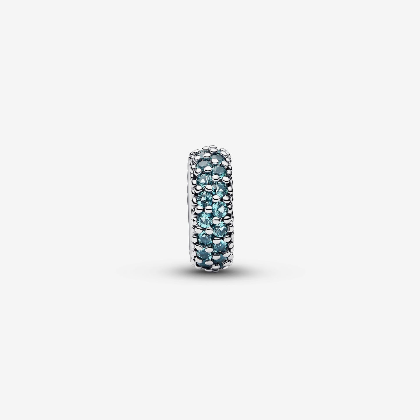 Ice Blue Stone Spacer Charms