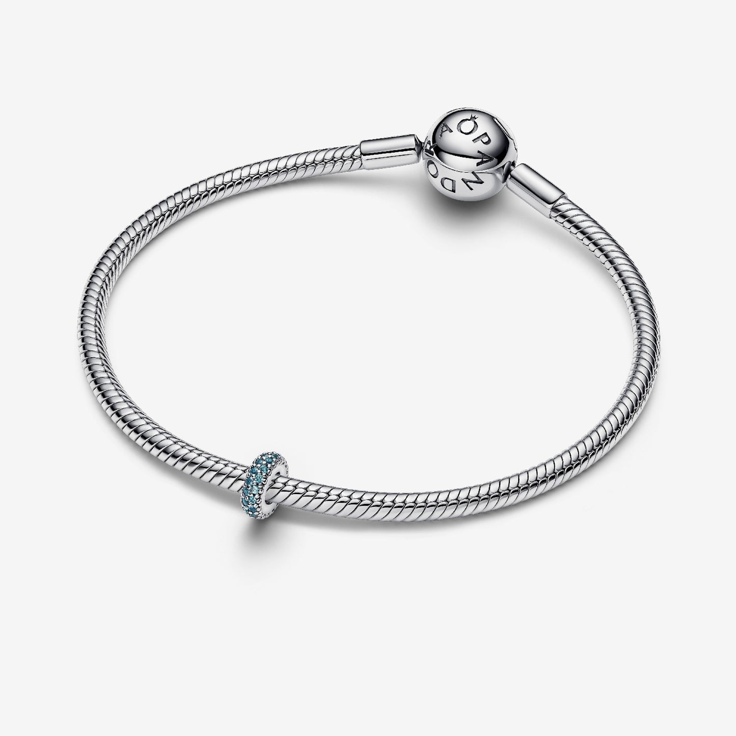 Ice Blue Stone Spacer Charms