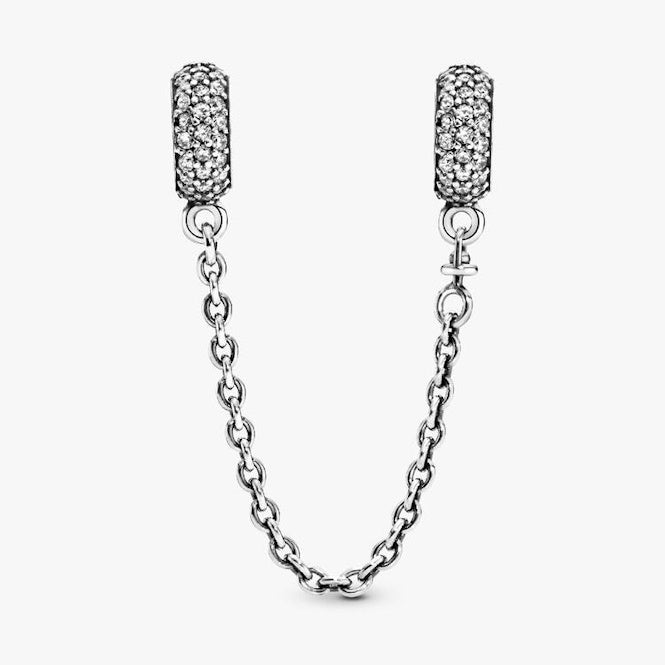 Sparkling Pave Safety Chains, 5cm
