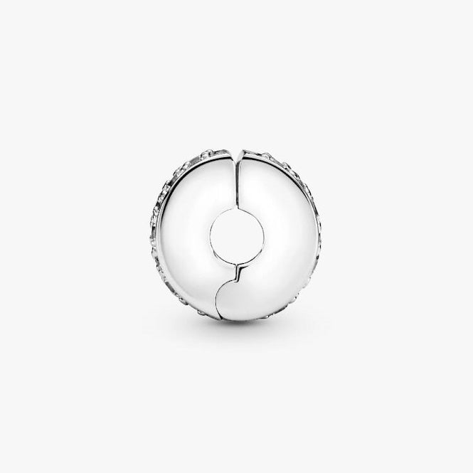Pandora Clear Pave Clip Charms