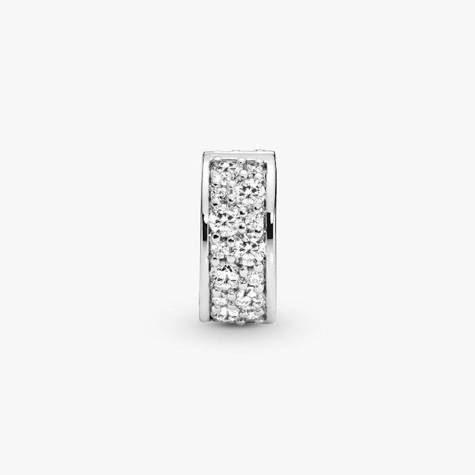 Pandora Clear Pave Clip Charms