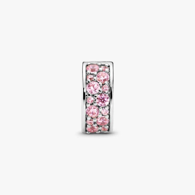 Pink Pave Clip Charms
