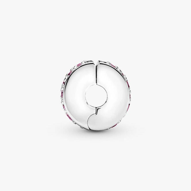 Pink Pave Clip Charms