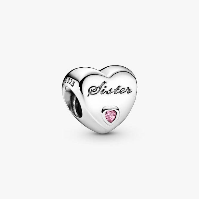 Pandora Sister Heart Charms