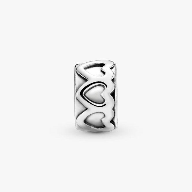 Pandora Band of Hearts Clip Charms