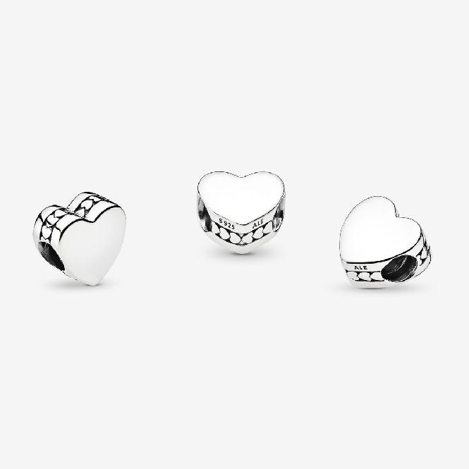 Pandora Engravable Heart Charms