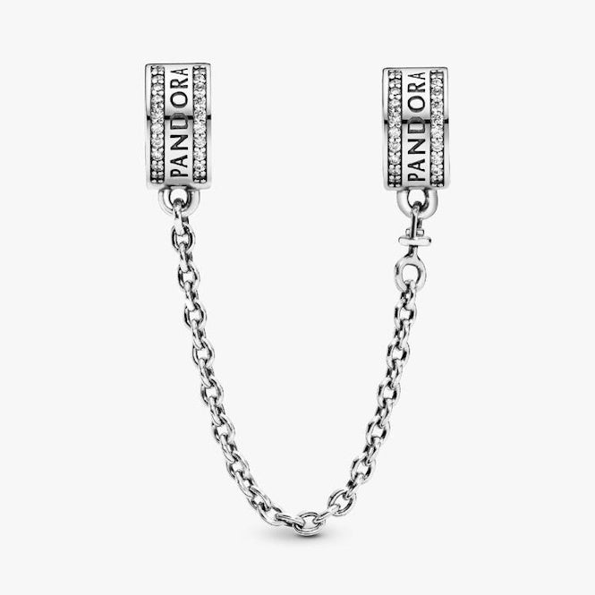 Logo Safety Chain Clip Charms, 5cm