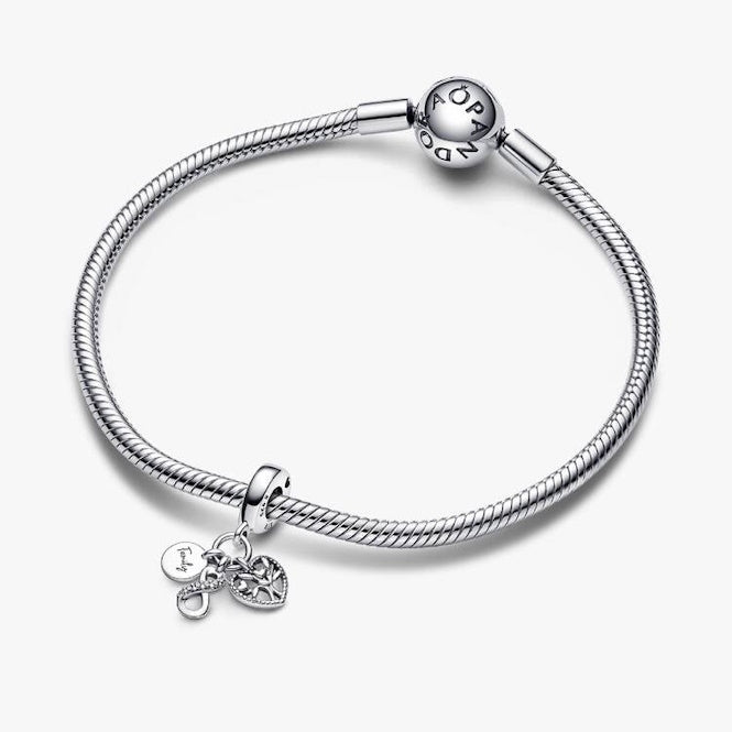 Family Infinity Triple Dangle Charms