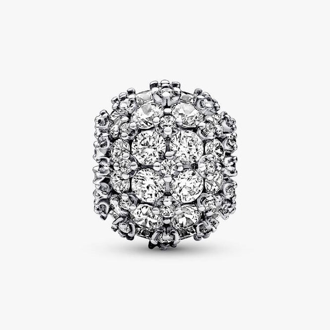 Pandora Sparkling Pave Round Charms