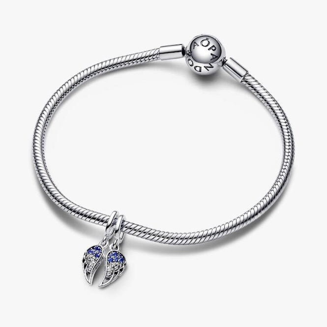 Sparkling Splitable Angel Wings Dangle Charms