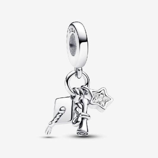 2024 Graduation Triple Dangle Charms