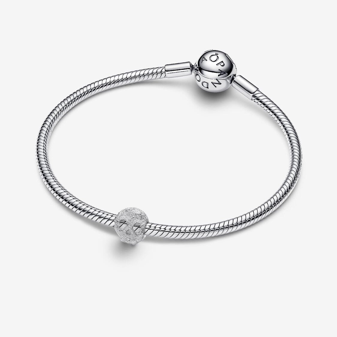 Pandora Textured Skull Mini Charms