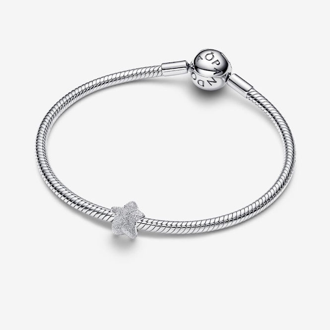 Pandora Textured Star Mini Charms