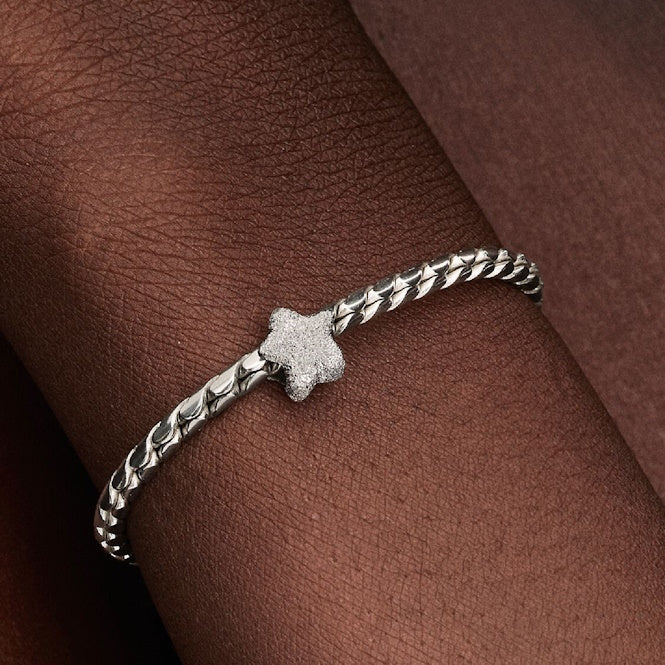 Pandora Textured Star Mini Charms