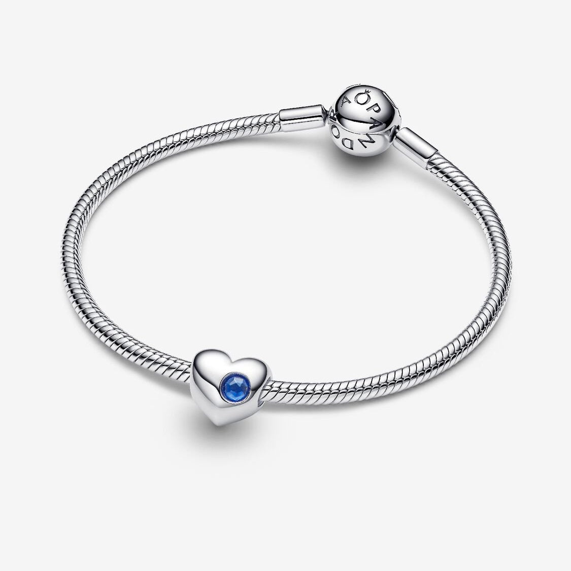 Engravable September Birthstone Heart Charms