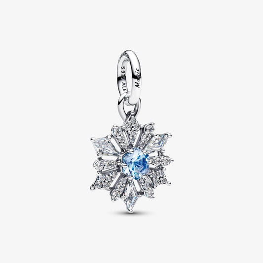 Disney Frozen Queen Elsa Snowflake Dangle Charm