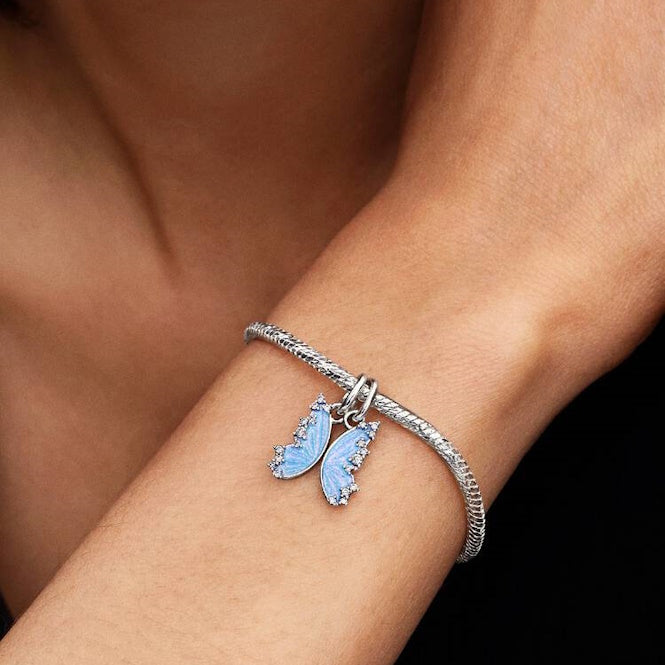 Pandora Splittable Butterfly Dangle Charms
