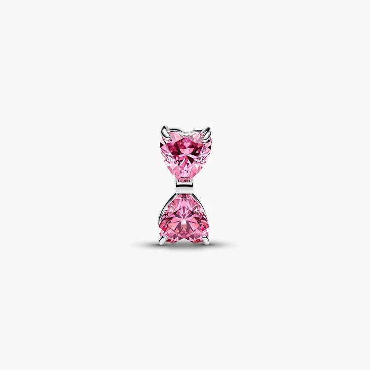 Pandora Sparkling Pink Bow Charms