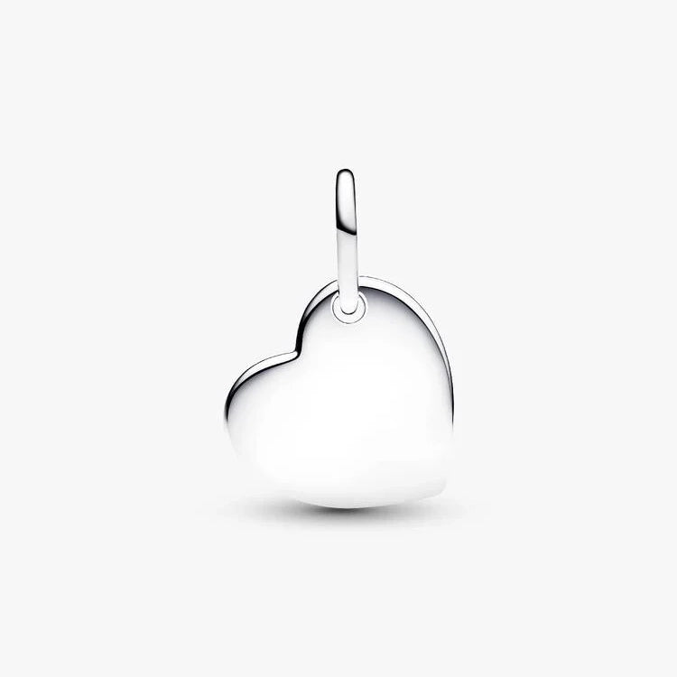 August Birthstone Engravable Heart Dangle Charms