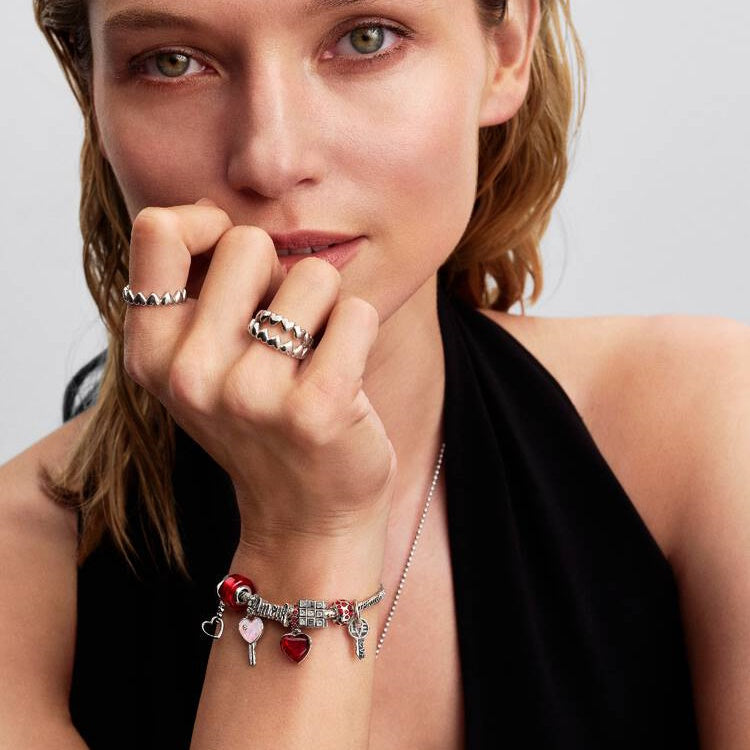 Red Murano Glass Charms