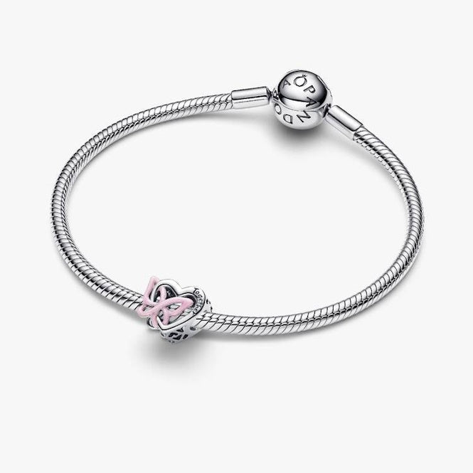 Entwined Heart & Butterfly Charms