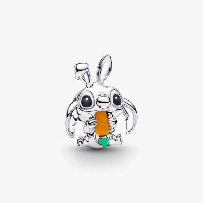 Pandora Disney Stitch Easter Bunny Charms