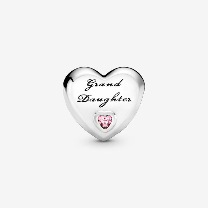 Pandora Granddaughter Heart Charms