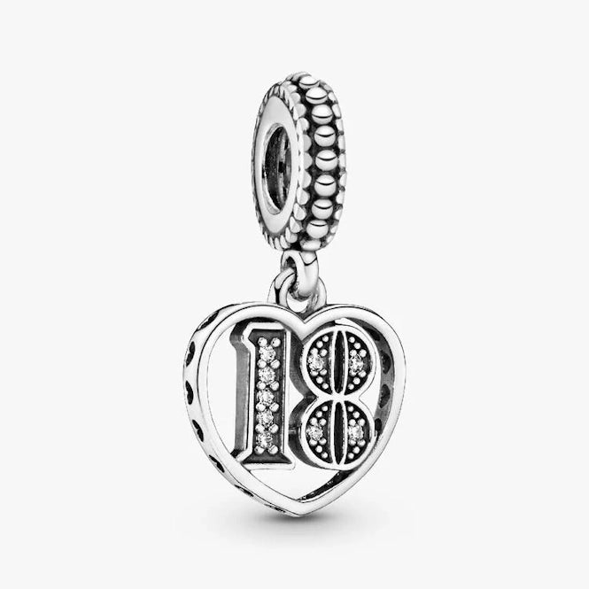 Pandora 18 Years of Love Dangle Charms
