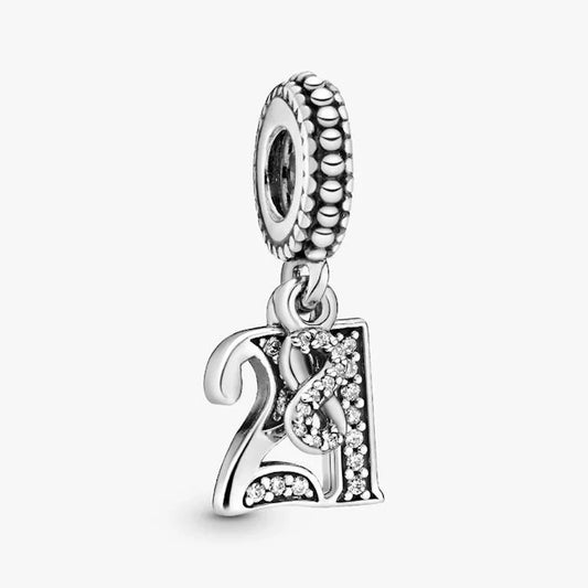 Pandora 21st Celebration Dangle Charms