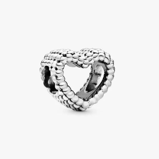 Pandora Beaded Open Heart Charm
