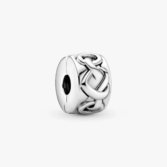 Pandora Knotted Hearts Clip Charms