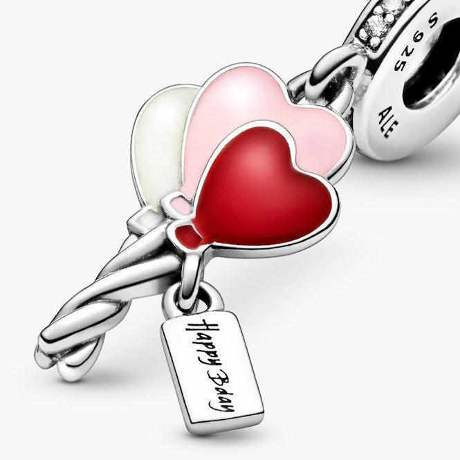 Pandora Happy Bday Balloon Dangle Charms