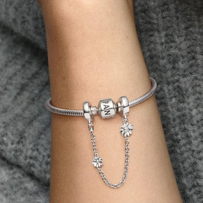 Pandora Daisy Flower Safety Chains, 5cm