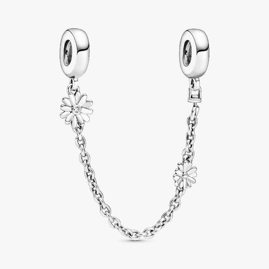 Pandora Daisy Flower Safety Chain Charm
