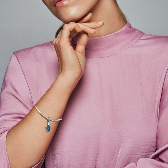 Murano Glass Sea Turtle Dangle Charms