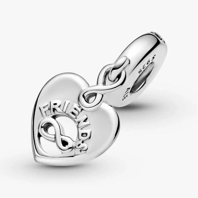 Pandora Friends Forever Heart Dangle Charms