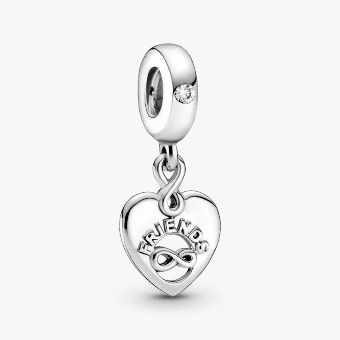 Pandora Friends Forever Heart Dangle Charms