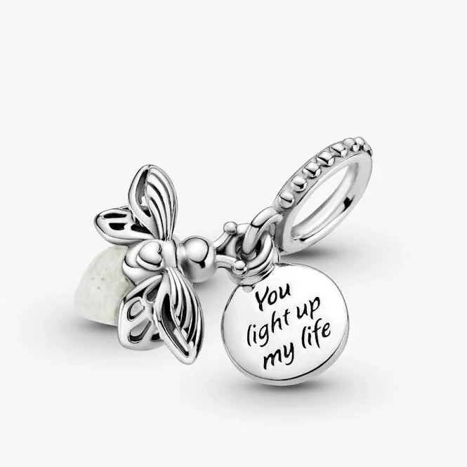 Pandora Glow-in-the-dark Firefly Dangle Charms