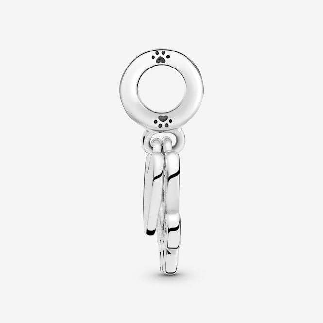 Pandora Hearts & Paw Print Dangle Charms