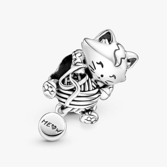 Pandora Kitten & Yarn Ball Charms