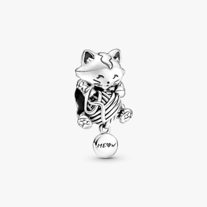 Pandora Kitten & Yarn Ball Charms