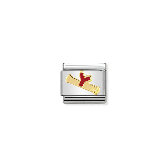 Classic Gold Diploma Graduation Charms