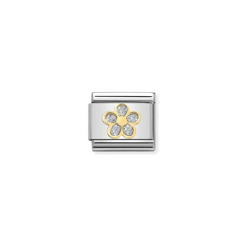 Classic Gold and Enamel Silver Flower Flowers & Nature Charms