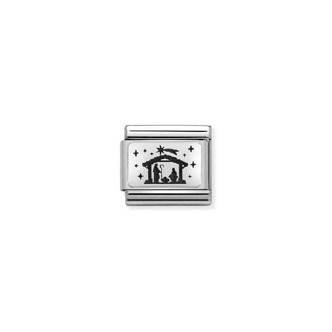 Classic Oxidised Silver Nativity Faith & Religion Charms